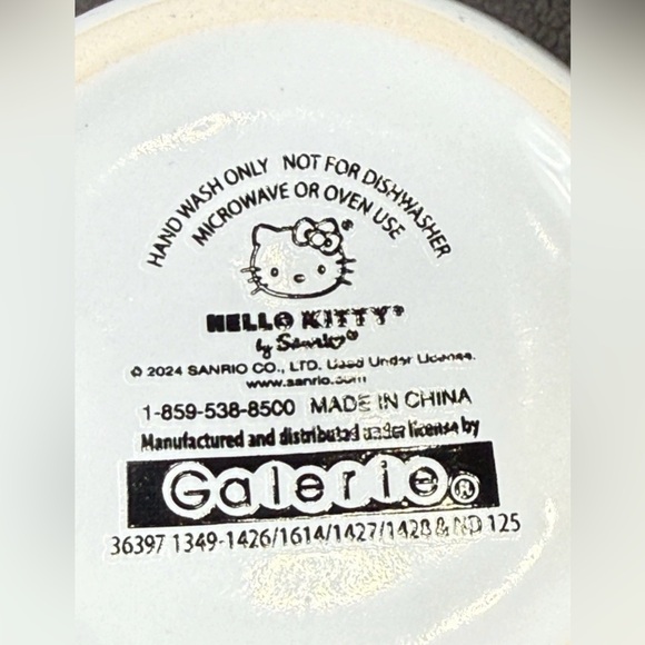 Sanrio Hello Kitty Rainbow Unicorn Theme 12oz Ceramic Mug Galerie - Picture 8 of 8